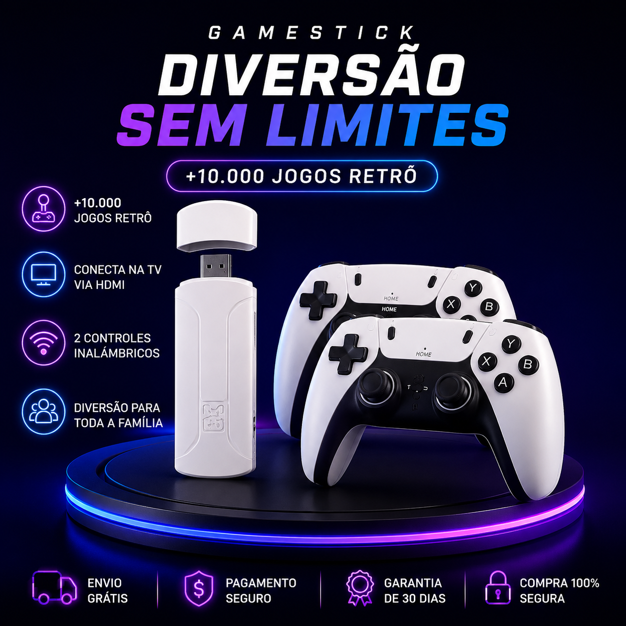 🎮 RetroPlay 4K™ 🔥 🕹️ Consola Retro con +60.000 Juegos Clásicos — Paga al Recibir⚡
