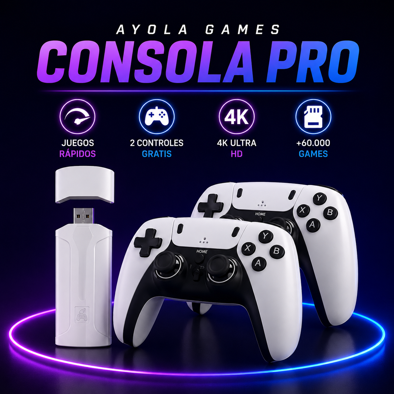 🎮 RetroPlay 4K™ 🔥 🕹️ Consola Retro con +60.000 Juegos Clásicos — Paga al Recibir⚡